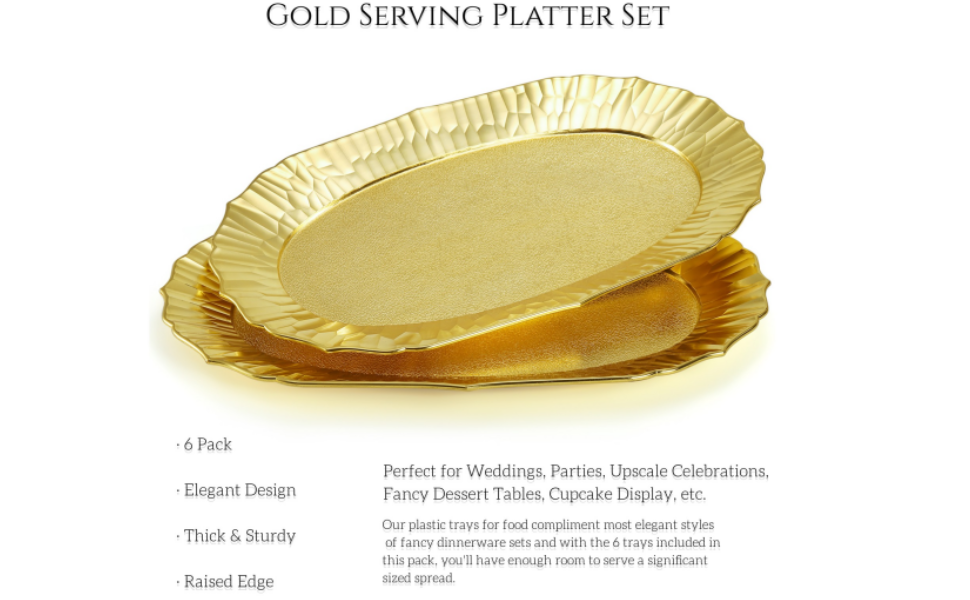 Reusable Party Snack Serving Tray