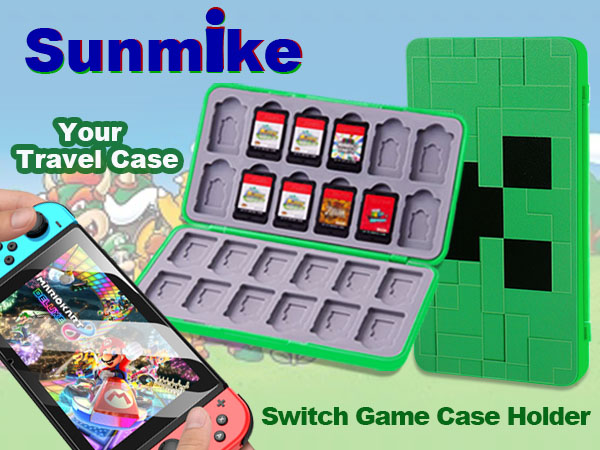 switch game case holder green