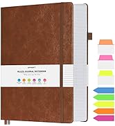 College Ruled Notebook, Large B5 Lined Journal Notebook, 314 Numbered Pages Work Notebook with In...