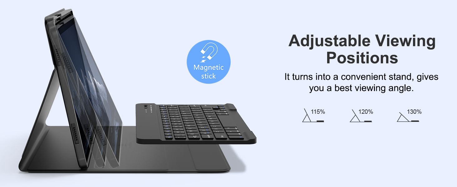 galaxy tab a9+/A11+ 11 inch case with keyboard