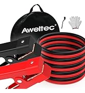 AWELTEC Heavy Duty Jumper Cables,0 Gauge 25 Feet Booster Battery Cable,Automotive Wires with Alli...