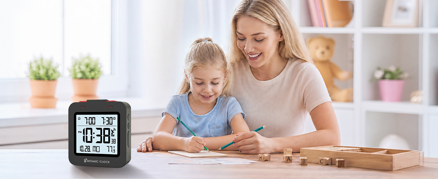dual alarm clocks for bedrooms