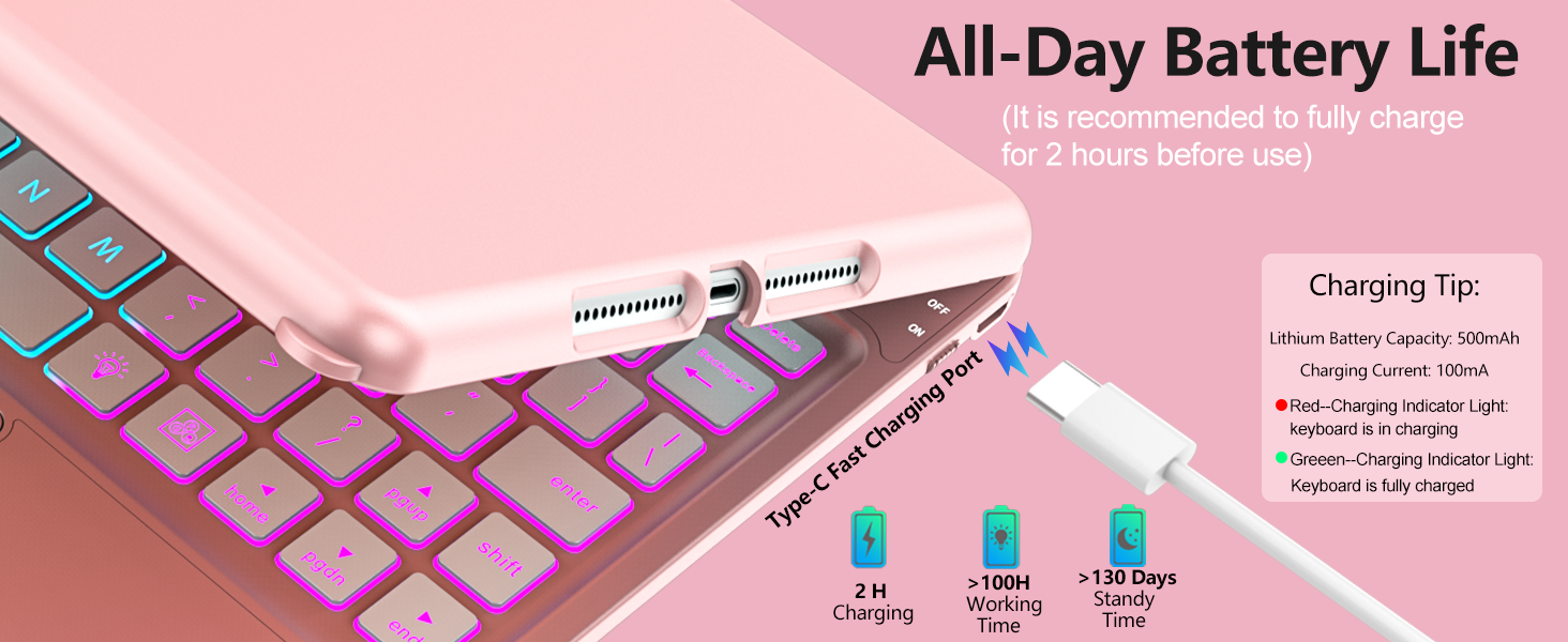 9th generation ipad case with keyboard