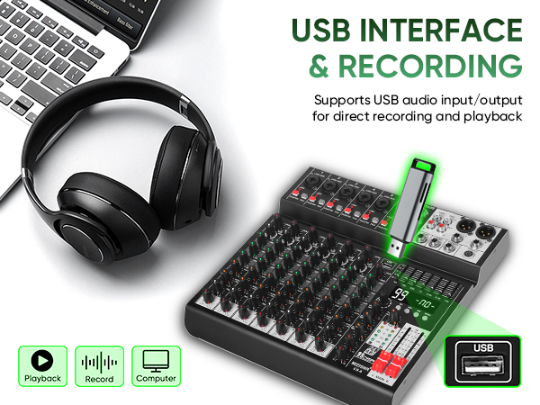 USB INTERFACE& RECORDING