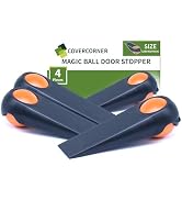 COVERCORNER Door Stoppers for Bottom of Door, Rubber Door Stopper Wedges, Door Holders for All Ty...