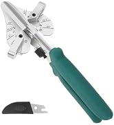 O'Shine 22.5 Degree Long Handle Miter Shears, 22.5 45 & 90 Degree Multi Angle Base Shoe Cutter wi...