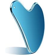 Nuanchu Stainless Steel Gua Sha Facial Tools Lymphatic Drainage Massager Guasha for Face Metal Gu...