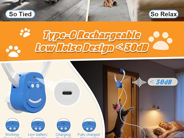 hanging cat toy