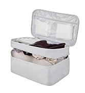 Travel Underwear Organizer Bag, JJ POWER Lightweight Double Layer Large Capacity Cosmetic Bag- Mu...