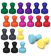 SMART&COOL Silicone Fridge Magnets, Anti Scratch Push Pin Magnets, Refrigerator Magnets, Thumbtac...