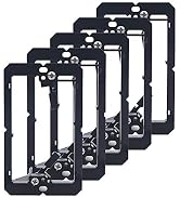 VCE Low Voltage Mounting Bracket (1 Gang, 5 Pack) for Single Gang Wall Plate, Telephone Wires, Ne...