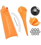 HDBUBALUS Crankcase Fill Funnel Primary Case Oil Fill Oil Filter Funnel Set with Oil Filter Wrenc...