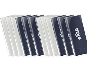 MR.SIGA Premium Microfiber Cleaning Cloths for Lens, Eyeglasses, Screens, Tablets, Glasses