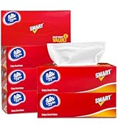 Vinda Facial Tissues 6 Pack - 2-Ply Soft & Strong Flat Box Tissues (110 Sheets/Box) - Hypoallerge...