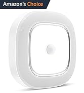 Motion Sensor LED Ceiling Light Battery Operated, WhitePoplar Wireless Motion Sensing Activated L...