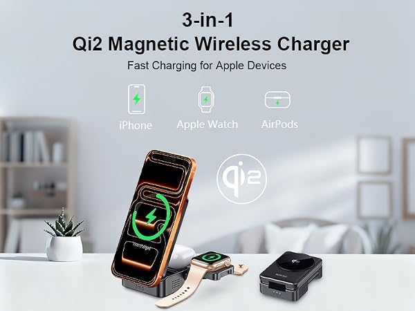 Qi2 Magnetic Wireles Charger-01