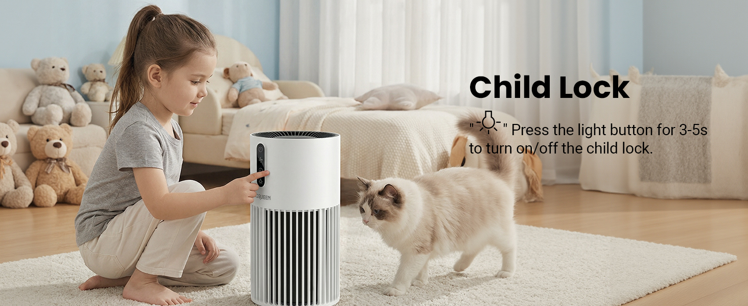 hepa air purifier smart wifi air purifiers for bedroom for home pets large room office kitchen