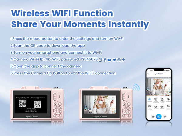 WiFi digital camera