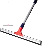 DSV Standard Professional Floor Squeegee for Concrete Floor, 24" Large Heavy Duty Squeegee for Fl...