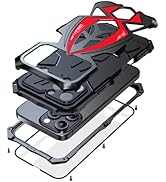 Lunivop Compatibility with iPhone 16 Pro Max Case Heavy Duty Protection Rugged Screw Full Body Mi...