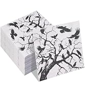 HEIPINIUYE 50 Pieces 3-ply Halloween Napkin Disposable Cocktail Napkins Beverage Napkins Dessert ...