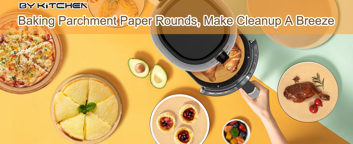 8 inch parchment paper rounds