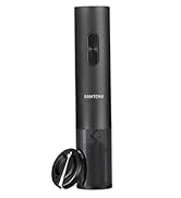 Electric Wine Bottle Opener, Battery Operated Wine Opener Corkscrew Set with Foil Cutter, Automat...