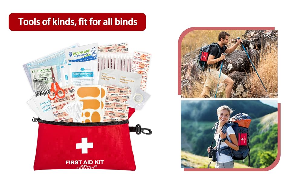 Our soft-shell first-aid kit is built to be your go-to safety gear on the road.