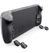 eXtremeRate Interchangeable Back Buttons Bottom Shell for Steam Deck LCD & OLED, Replacement Ergo...