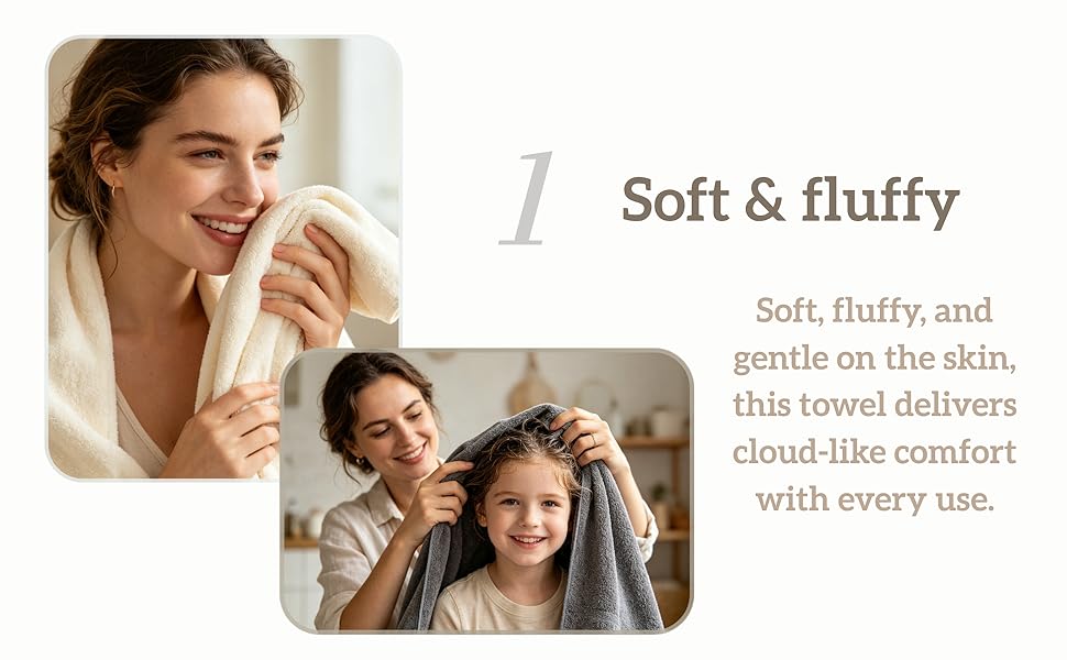 Soft & fluffy towel