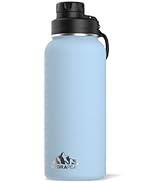 Hydrapeak 32 oz Insulated Water Bottle with Chug Lid - Reusable Leak Proof Stainless Steel Water ...