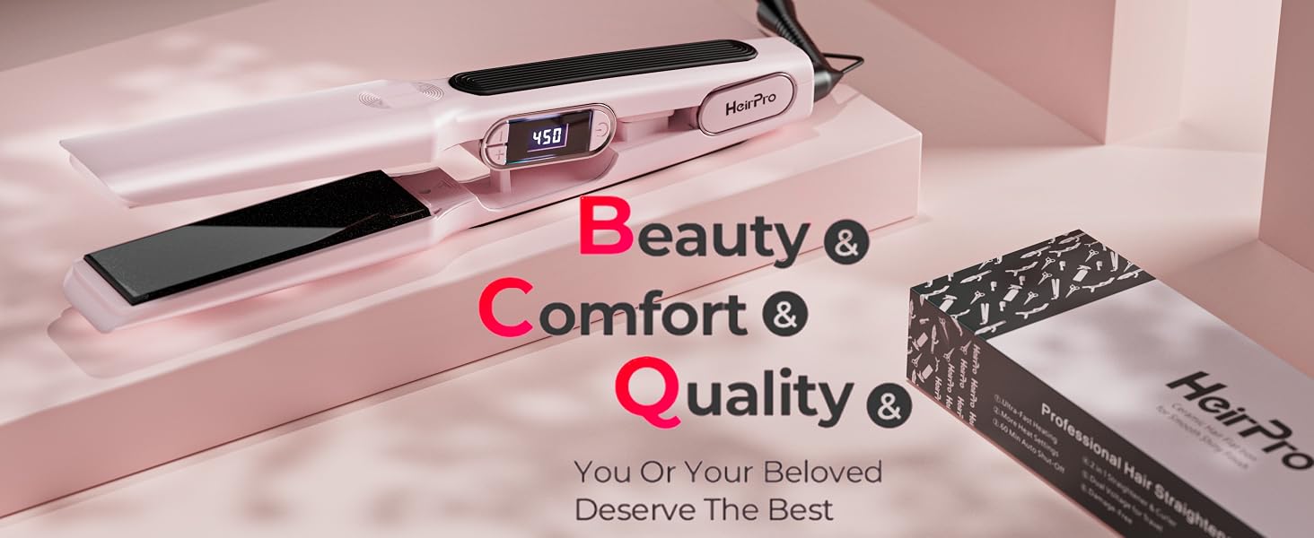 professional hair flat iron for gift