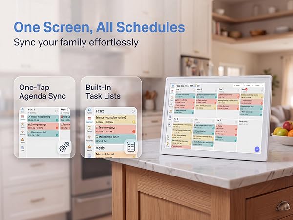touchscreen digital calendar