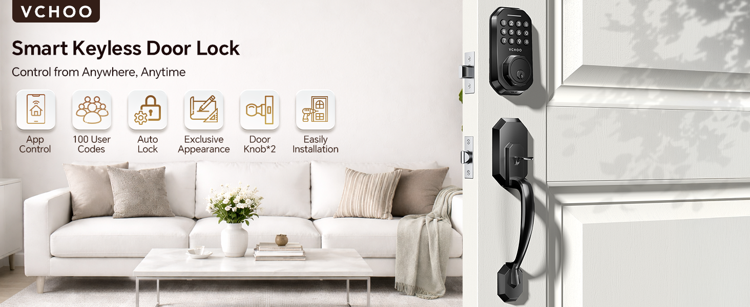 VCHOO Keyless Entry Door Lock