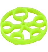 uxcell Finger Stretcher Exerciser, Silicone Hand Grip Strengthener Finger Strength Trainer for Ro...