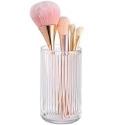 DASITON Makeup Brush Holder Organizer, Crystal Glass Makeup Brushes Storage Holder, Vintage Make ...