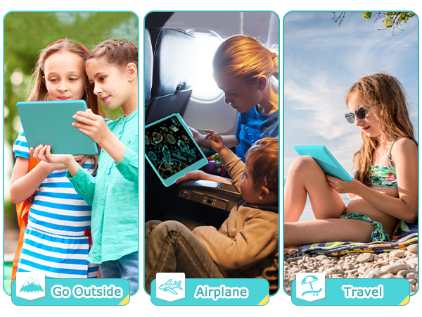 go outside airplane travel