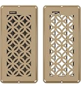 2 Pack Floor Vent Covers, Floor Register 4x10, Adjustable Decorative Vent Covers for Home Floor C...