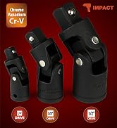 EPAuto Impact Universal Joint Set, Cr-V,3 Pieces