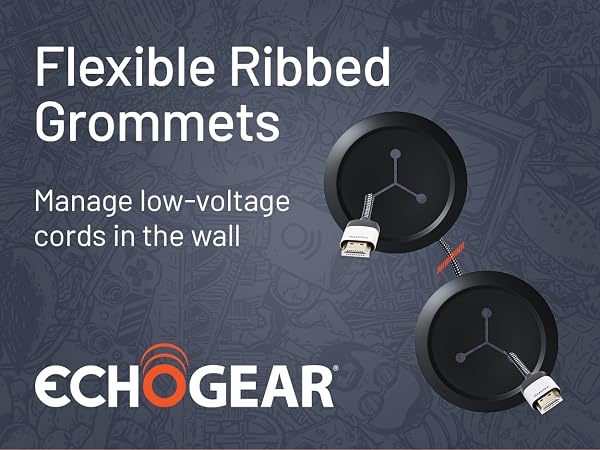 Flexible Ribbed Grommets