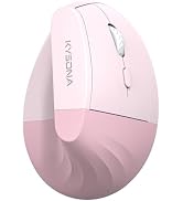 KYSONA EM18 Wireless Ergonomic Vertical Mouse, Ergo Design, Bluetooth Cordless Mouse for Medium/L...