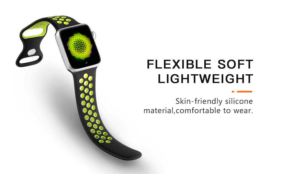 nike loop apple watch band 44mm 40mm men sporty soft fashion workouts