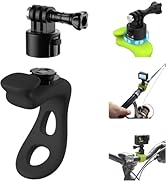 TELESIN S2 Quick Release 360 Flexible Mount Wrap Band, Bike Motorcycle Handlebar Roll Bar Tube St...