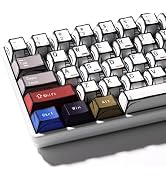 XVX Retro PBT Keycaps, Cherry Profile Keycap Set, Dye Sublimation Graffiti Keyboard Keycaps Suita...