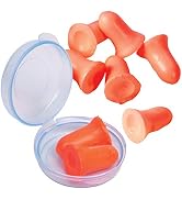 Apex Soft Foam Ear Plugs with Case, NRR 33db, 1 Package, 4 Pair in Each Package