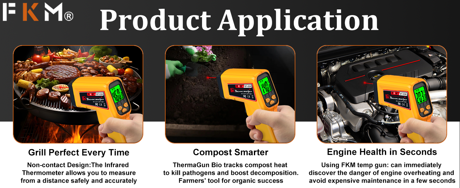 infrared thermometer gun for cooking