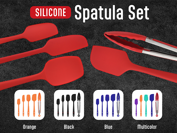 Silicone Spatula Set 5 Pieces