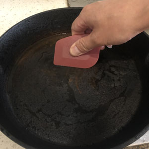 red scraper