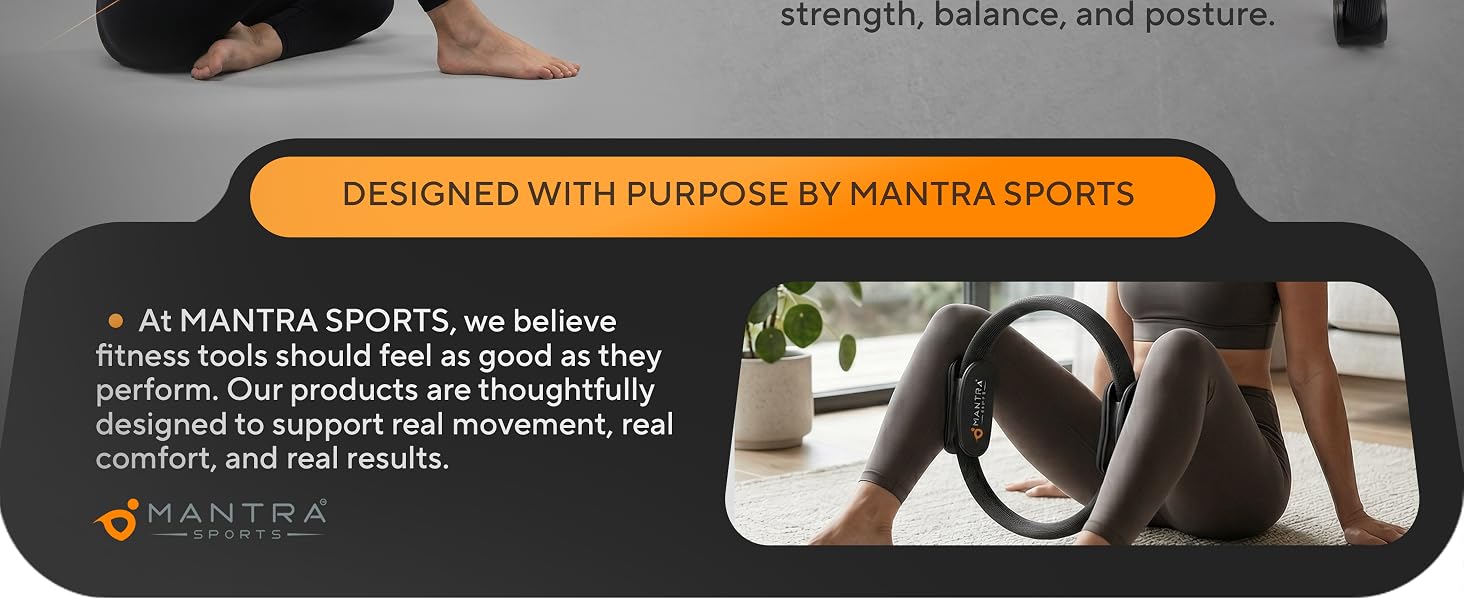 Woman performing inner thigh exercise with Pilates ring