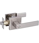 GITRANG Privacy Door Locks Bedroom/Bathroom Square Heave Duty with Left and Right Handing Lever